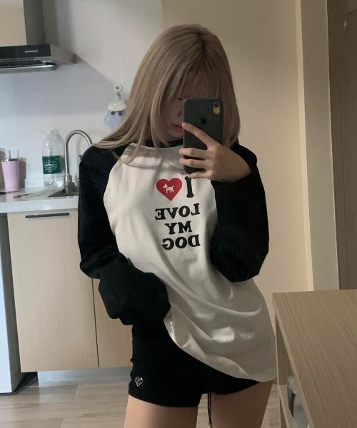 ViViDAY(ビビデー)の「配色ラグランルーズロンT(Tシャツ/カットソー・レディース・ホワイト・M)」の4枚目の写真