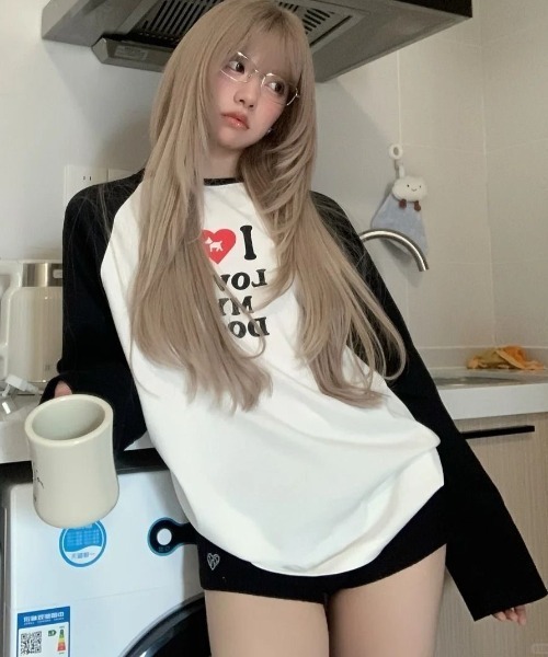 ViViDAY(ビビデー)の「配色ラグランルーズロンT(Tシャツ/カットソー・レディース・ホワイト・M)」の5枚目の写真