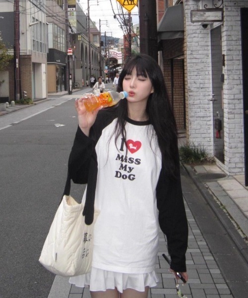 ViViDAY(ビビデー)の「配色ラグランルーズロンT(Tシャツ/カットソー・レディース・ホワイト・M)」の8枚目の写真