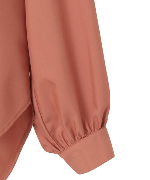 MELROSE claire(メルローズ クレール)の「【エステルモダールブロードケープシャツブラウス】(シャツ/ブラウス・レディース・テラコッタ/ネイビー/ライトベージュ・FREE)」の11枚目の写真