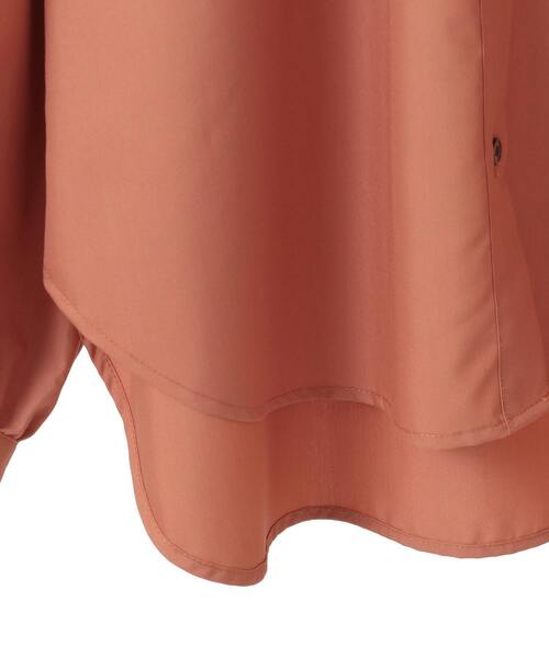 MELROSE claire(メルローズ クレール)の「【エステルモダールブロードケープシャツブラウス】(シャツ/ブラウス・レディース・テラコッタ/ネイビー/ライトベージュ・FREE)」の12枚目の写真