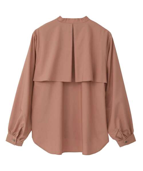 MELROSE claire(メルローズ クレール)の「【エステルモダールブロードケープシャツブラウス】(シャツ/ブラウス・レディース・テラコッタ/ネイビー/ライトベージュ・FREE)」の15枚目の写真