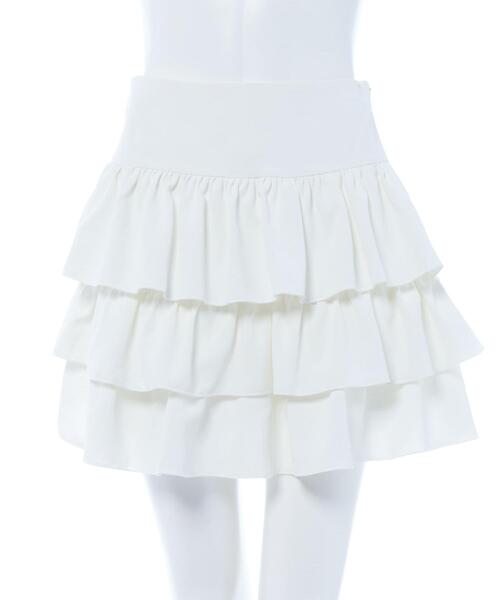 INGNI（イング）の「フリルミニスカパン／A（スカート・レディース・ブラウン/ブラック/オフホワイト・FREE）」の21枚目の写真