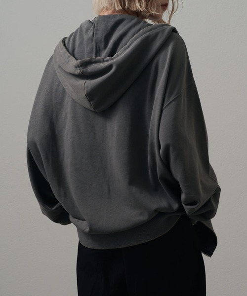 Lui's ONE>スノーウォッシュスウェットダブルZIPパーカー