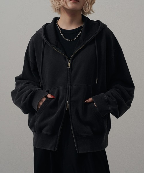 Lui's ONE>スノーウォッシュスウェットダブルZIPパーカー（パーカー