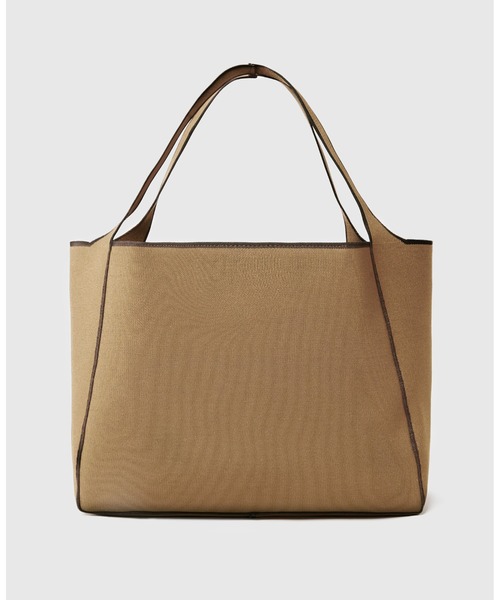 STELLA McCARTNEY（ステラマッカートニー）の「Logo Square Tote Bag / ロゴ スクエア トートバッグ（トートバッグ・レディース・ベージュ・ONE SIZE）」の3枚目の写真