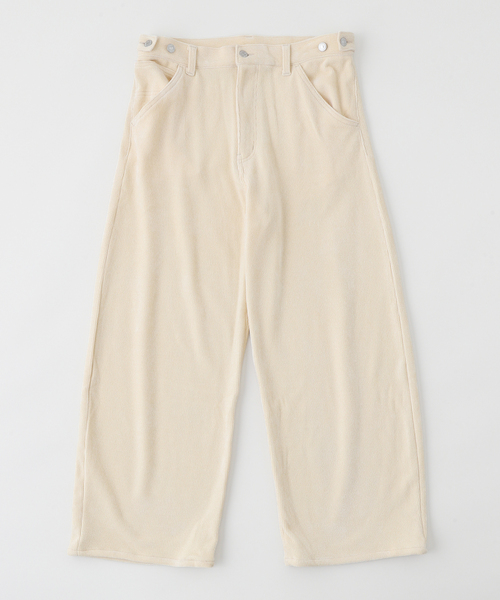 417 EDIFICE（フォーワンセブンエディフィス）の「メランジコーデュロイ カーブレッグパンツ（その他パンツ・メンズ・ブラック/ブラウン/ホワイト/ブルー・LARGE/MEDIUM）」の7枚目の写真