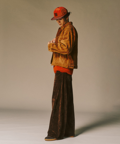 417 EDIFICE（フォーワンセブンエディフィス）の「メランジコーデュロイ カーブレッグパンツ（その他パンツ・メンズ・ブラック/ブラウン/ホワイト/ブルー・LARGE/MEDIUM）」の14枚目の写真