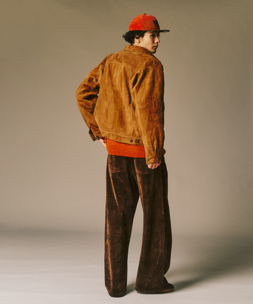 417 EDIFICE（フォーワンセブンエディフィス）の「メランジコーデュロイ カーブレッグパンツ（その他パンツ・メンズ・ブラック/ブラウン/ホワイト/ブルー・LARGE/MEDIUM）」の13枚目の写真