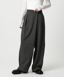 ■専用■美品 ユナイテッドアローズ TOKYO 2万 ジョーゼットパンツ グレー UNITED TOKYO スラックス パンツ ベルテッド2ウェイパンツ