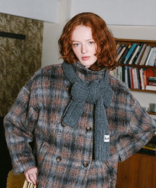 3.3 Field Trip （3.3フィールドトリップ）の「3.3 Field Trip／チェックミドルコート（チェスターコート・レディース・ブルー/オレンジ・FREE）」の22枚目の写真