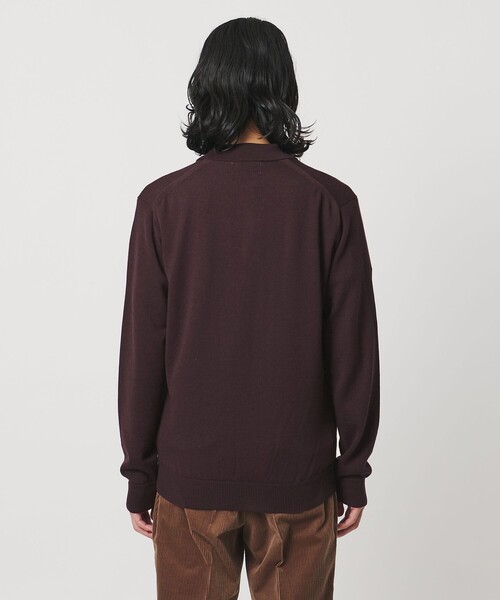 UNITED ARROWS(ユナイテッドアローズ)の「YAMAGATA ミドルゲージ ポロカーディガン(カーディガン/ボレロ・メンズ・ワイン/ネイビー・S/XL/M/L)」の19枚目の写真