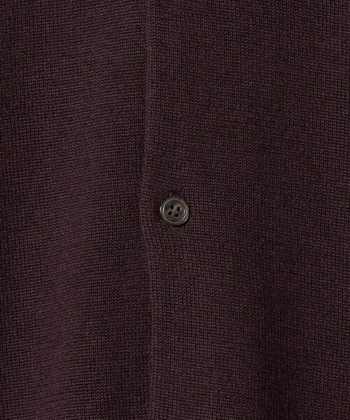 UNITED ARROWS(ユナイテッドアローズ)の「YAMAGATA ミドルゲージ ポロカーディガン(カーディガン/ボレロ・メンズ・ワイン/ネイビー・S/XL/M/L)」の11枚目の写真