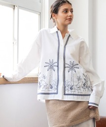 チャイハネ | 【チャイハネ】アイララ刺繍シャツ(シャツ/ブラウス)