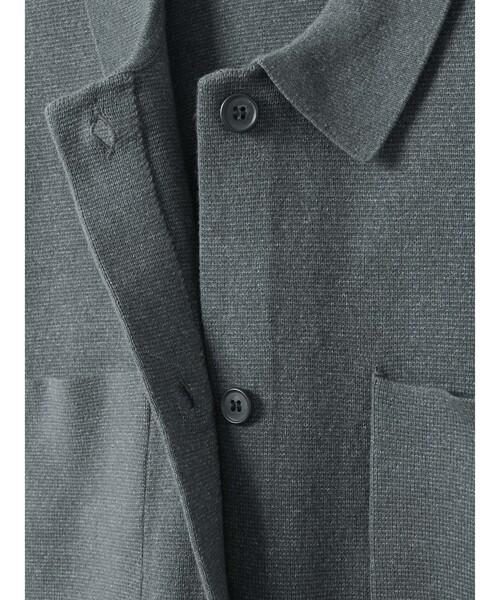 mizuiroind(ミズイロインド)の「mizuiro ind 襟付きワイドベスト(ベスト・レディース・グレー/ブラック・FREE)」の16枚目の写真