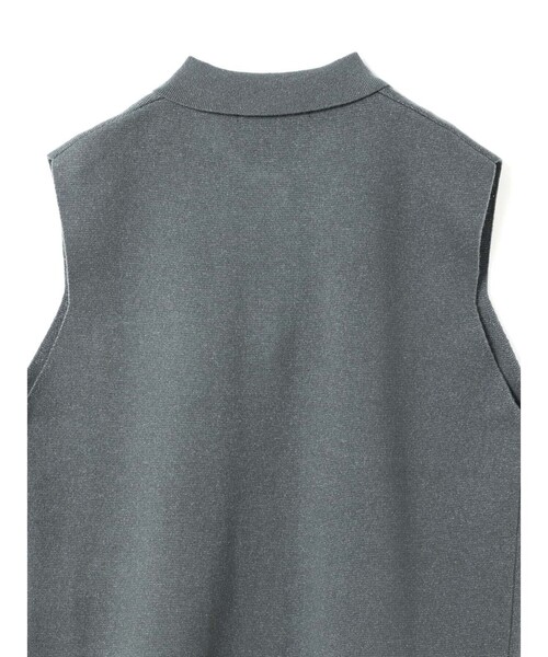 mizuiroind(ミズイロインド)の「mizuiro ind 襟付きワイドベスト(ベスト・レディース・グレー/ブラック・FREE)」の19枚目の写真