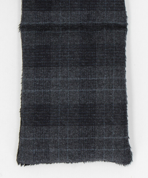 COMME CA ISM（コムサイズム）の「ツィード調ファブリック ショート マフラー（マフラー・メンズ・ダークブラウン系/ブラック系その他/グレー系その他・FREE）」の8枚目の写真