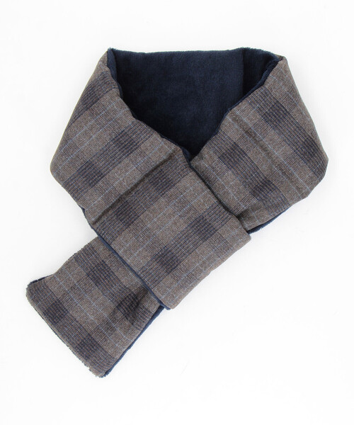 COMME CA ISM（コムサイズム）の「ツィード調ファブリック ショート マフラー（マフラー・メンズ・ダークブラウン系/ブラック系その他/グレー系その他・FREE）」の15枚目の写真