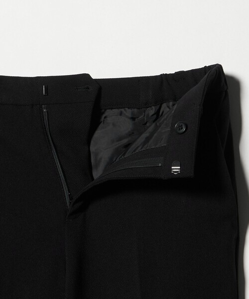 A DAY IN THE LIFE UNITED ARROWS(アデイインザライフユナイテッドアローズ)の「カルゼ テーパードパンツ ‐ウォッシャブル・ セットアップ対応‐<A DAY IN THE LIFE>(その他パンツ・レディース・ブラック・36/38/40)」の6枚目の写真
