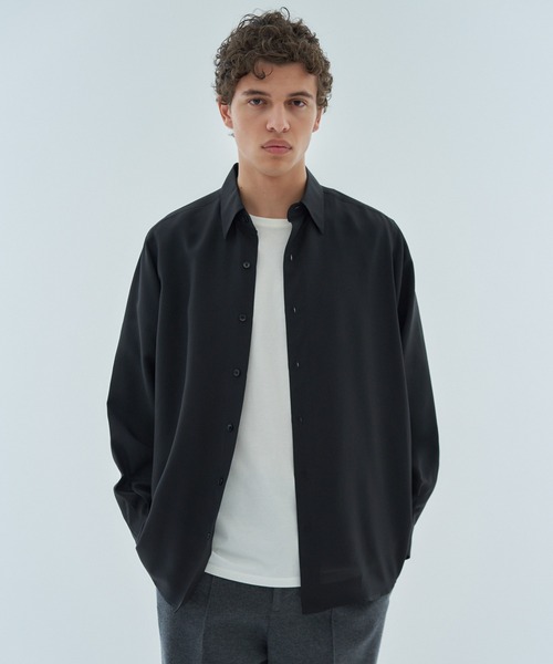 ESTNATION(エストネーション)の「ESSENCEOFLUXURY / シルクシャツ<ESSENCEOFLUXURY×KIRINTAYLORS>(シャツ/ブラウス・メンズ・ブラック・LARGE/MEDIUM)」の2枚目の写真