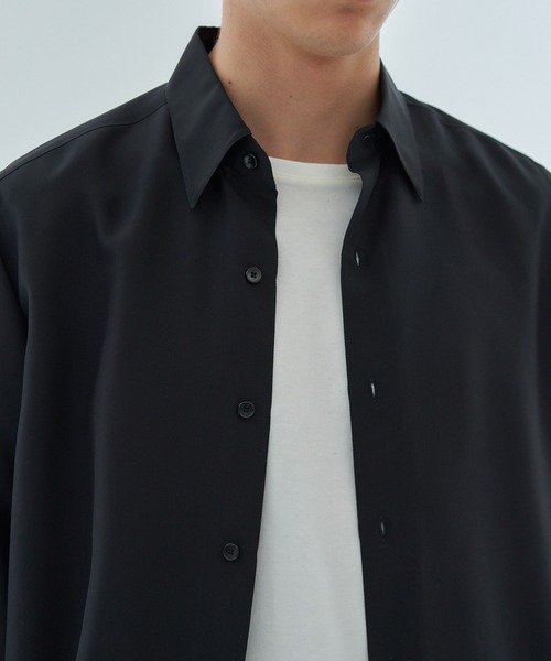 ESTNATION(エストネーション)の「ESSENCEOFLUXURY / シルクシャツ<ESSENCEOFLUXURY×KIRINTAYLORS>(シャツ/ブラウス・メンズ・ブラック・LARGE/MEDIUM)」の3枚目の写真