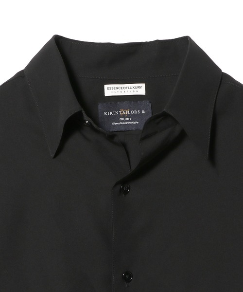 ESTNATION(エストネーション)の「ESSENCEOFLUXURY / シルクシャツ<ESSENCEOFLUXURY×KIRINTAYLORS>(シャツ/ブラウス・メンズ・ブラック・LARGE/MEDIUM)」の7枚目の写真