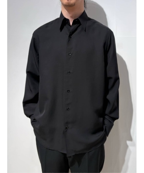ESTNATION(エストネーション)の「ESSENCEOFLUXURY / シルクシャツ<ESSENCEOFLUXURY×KIRINTAYLORS>(シャツ/ブラウス・メンズ・ブラック・LARGE/MEDIUM)」の12枚目の写真