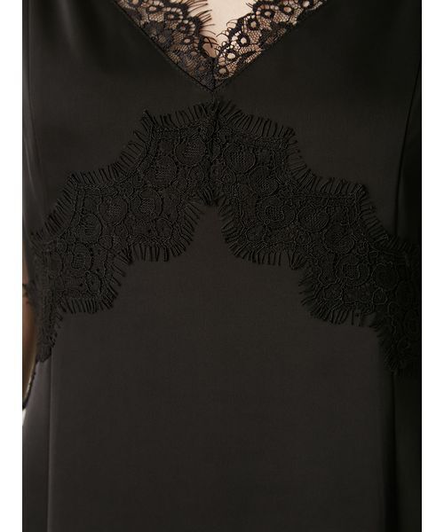 FRAY I.D（フレイアイディー）の「レーストリムキャミワンピース（ワンピース・レディース・ドット/ライム/ブラック/その他・0/1）」の18枚目の写真