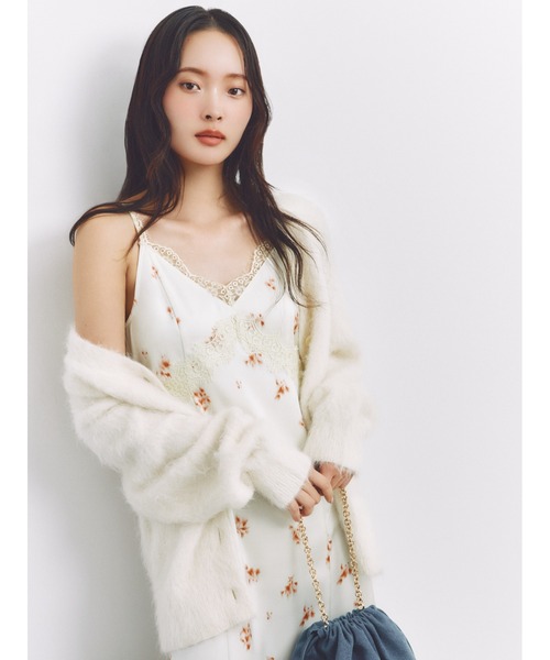 レーストリムキャミワンピース（ワンピース）｜FRAY I.D（フレイ