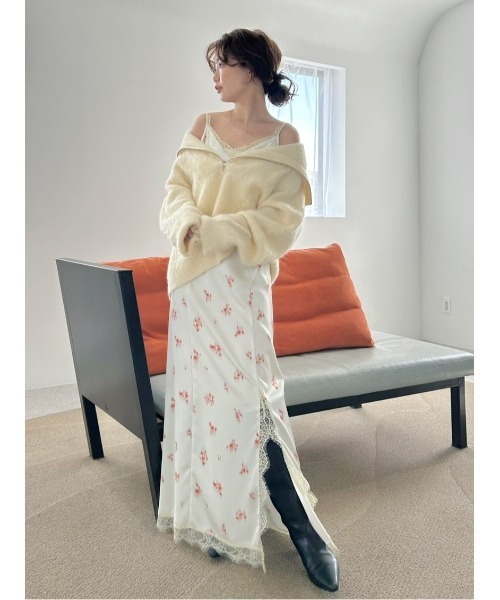 セール】レーストリムキャミワンピース（ワンピース）｜FRAY I.D