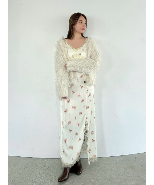 セール】レーストリムキャミワンピース（ワンピース）｜FRAY I.D