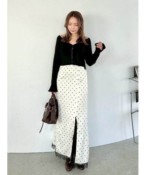 セール】レーストリムキャミワンピース（ワンピース）｜FRAY I.D