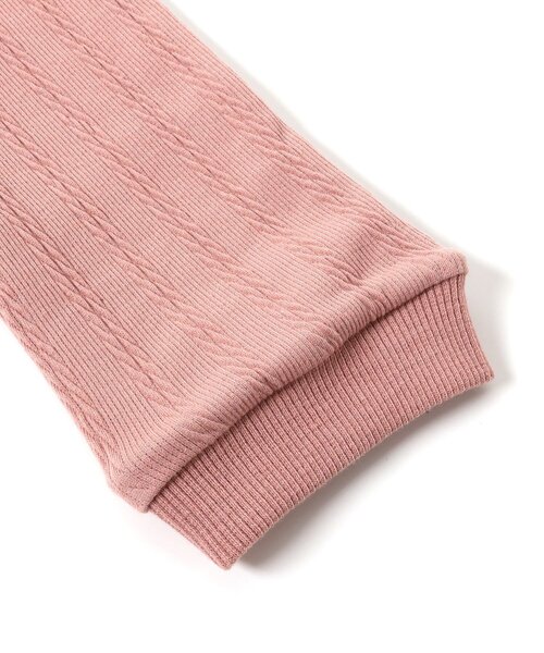 Seraph（セラフ）の「【ジュニア対応】あったか２重レギンス（レギンス/スパッツ・キッズ・ミント/アイボリー/ブラック/ピンク・130/110/120/140/100/90/80）」の9枚目の写真