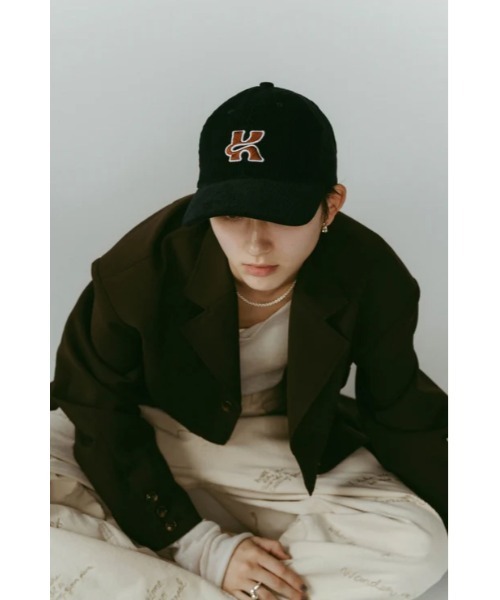 Knuth Marf(クヌースマーフ)の「Knuth Marf corduroy cap(キャップ・レディース・ブラウン/ネイビー・FREE)」の5枚目の写真