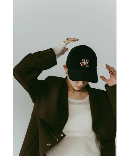 Knuth Marf(クヌースマーフ)の「Knuth Marf corduroy cap(キャップ・レディース・ブラウン/ネイビー・FREE)」の7枚目の写真