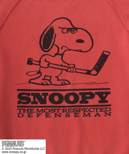 PEANUTS(ピーナッツ)の「PEANUTS SNOOPY(ピーナッツ スヌーピー)キャラクター プリント スウェットトレーナー メンズ レディース ユニセックス(スウェット・メンズ・グリーン/レッド/ブラック/ブラウン・L/XL/M)」の22枚目の写真