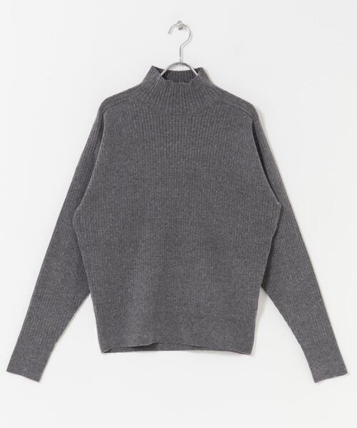 FORK&SPOON(フォークアンドスプーン)の「FORK&SPOON ワイドリブハイネックニット(ニット/セーター・レディース・ブラック/グレー系その他/ブルー/オフホワイト・1)」の20枚目の写真