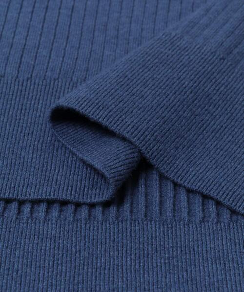 FORK&SPOON(フォークアンドスプーン)の「FORK&SPOON ワイドリブハイネックニット(ニット/セーター・レディース・ブラック/グレー系その他/ブルー/オフホワイト・1)」の7枚目の写真