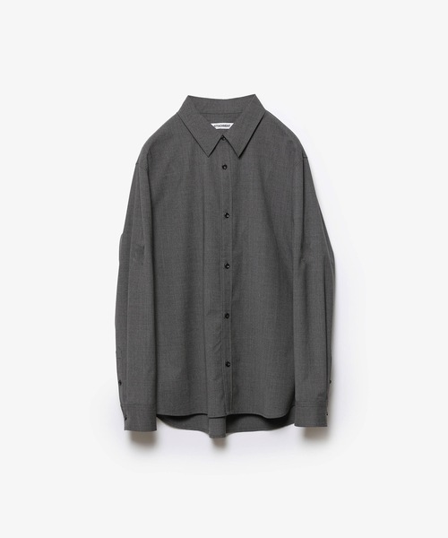 ATTACHMENT（アタッチメント）の「WO/TA ストレッチトロ L/S SHIRT / WO/TA STRETCH TRO L/S SHIRT（シャツ/ブラウス・メンズ・ダークグレー/ブラック/グレー・3/2/1）」の3枚目の写真