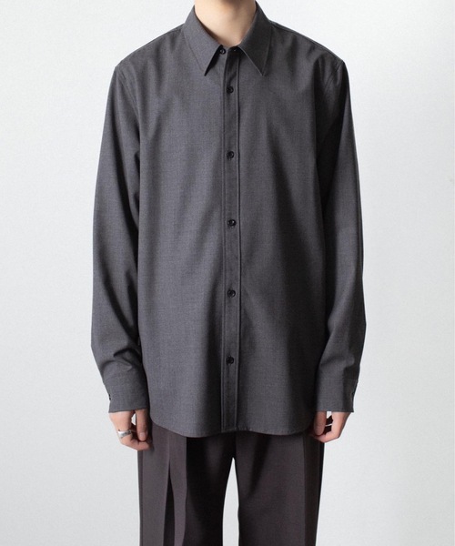 ATTACHMENT(アタッチメント)の「WO/TA ストレッチトロ L/S SHIRT / WO/TA STRETCH TRO L/S SHIRT(シャツ/ブラウス・メンズ・ダークグレー/ブラック/グレー・3/2/1)」の13枚目の写真