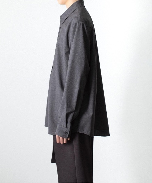 ATTACHMENT(アタッチメント)の「WO/TA ストレッチトロ L/S SHIRT / WO/TA STRETCH TRO L/S SHIRT(シャツ/ブラウス・メンズ・ダークグレー/ブラック/グレー・3/2/1)」の15枚目の写真
