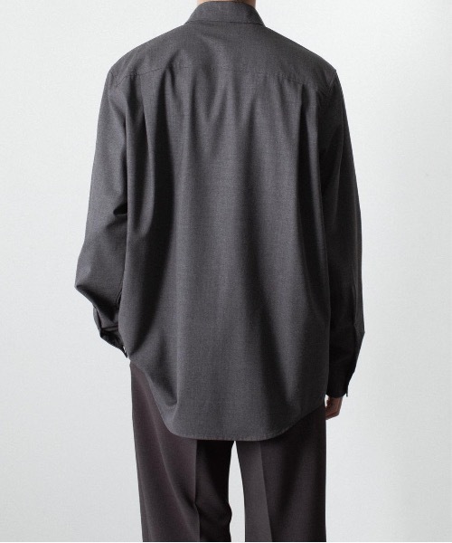 ATTACHMENT(アタッチメント)の「WO/TA ストレッチトロ L/S SHIRT / WO/TA STRETCH TRO L/S SHIRT(シャツ/ブラウス・メンズ・ダークグレー/ブラック/グレー・3/2/1)」の16枚目の写真