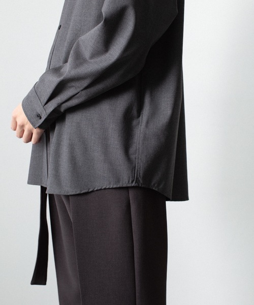 ATTACHMENT(アタッチメント)の「WO/TA ストレッチトロ L/S SHIRT / WO/TA STRETCH TRO L/S SHIRT(シャツ/ブラウス・メンズ・ダークグレー/ブラック/グレー・3/2/1)」の20枚目の写真