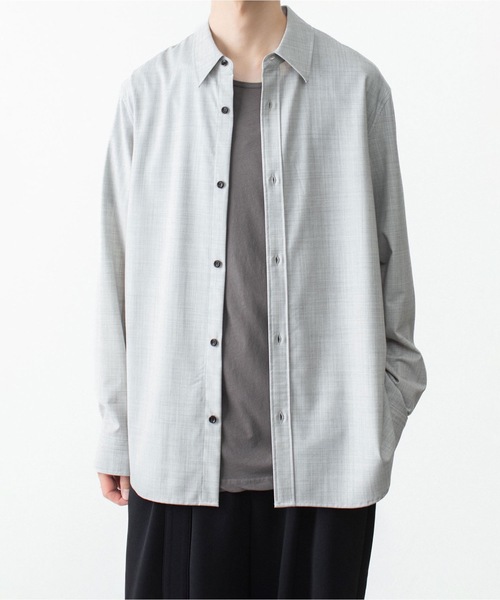 ATTACHMENT(アタッチメント)の「WO/TA ストレッチトロ L/S SHIRT / WO/TA STRETCH TRO L/S SHIRT(シャツ/ブラウス・メンズ・ダークグレー/ブラック/グレー・3/2/1)」の5枚目の写真
