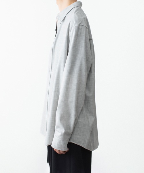 ATTACHMENT(アタッチメント)の「WO/TA ストレッチトロ L/S SHIRT / WO/TA STRETCH TRO L/S SHIRT(シャツ/ブラウス・メンズ・ダークグレー/ブラック/グレー・3/2/1)」の6枚目の写真