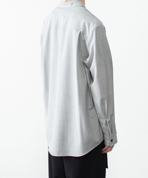 ATTACHMENT(アタッチメント)の「WO/TA ストレッチトロ L/S SHIRT / WO/TA STRETCH TRO L/S SHIRT(シャツ/ブラウス・メンズ・ダークグレー/ブラック/グレー・3/2/1)」の7枚目の写真