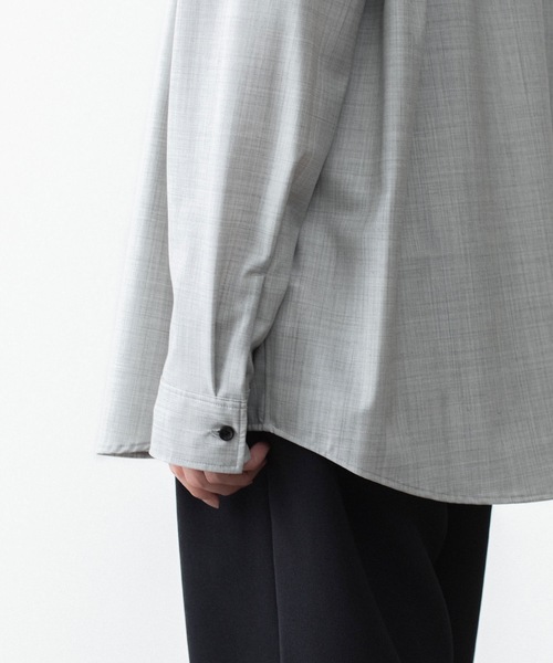 ATTACHMENT(アタッチメント)の「WO/TA ストレッチトロ L/S SHIRT / WO/TA STRETCH TRO L/S SHIRT(シャツ/ブラウス・メンズ・ダークグレー/ブラック/グレー・3/2/1)」の10枚目の写真