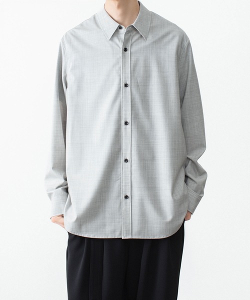 ATTACHMENT(アタッチメント)の「WO/TA ストレッチトロ L/S SHIRT / WO/TA STRETCH TRO L/S SHIRT(シャツ/ブラウス・メンズ・ダークグレー/ブラック/グレー・3/2/1)」の11枚目の写真