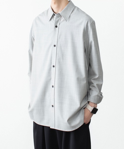 ATTACHMENT(アタッチメント)の「WO/TA ストレッチトロ L/S SHIRT / WO/TA STRETCH TRO L/S SHIRT(シャツ/ブラウス・メンズ・ダークグレー/ブラック/グレー・3/2/1)」の12枚目の写真
