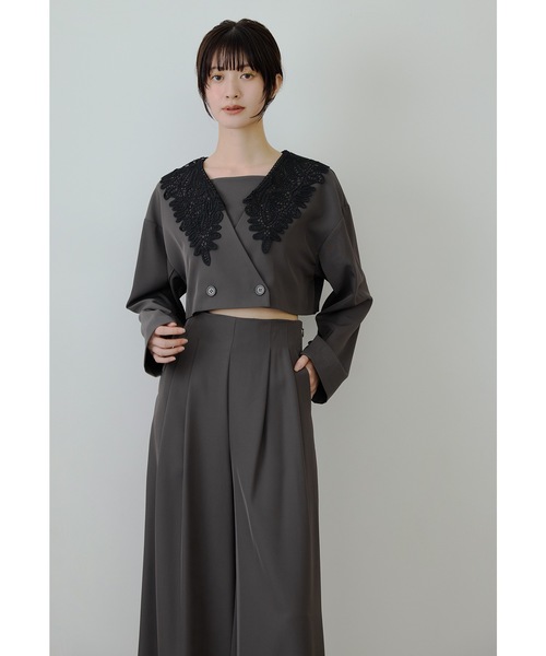 はなぴっぴページ　オーダードレス niana（ニアナ）の「ビッグカラーセットアップ 2点セット ジャケット